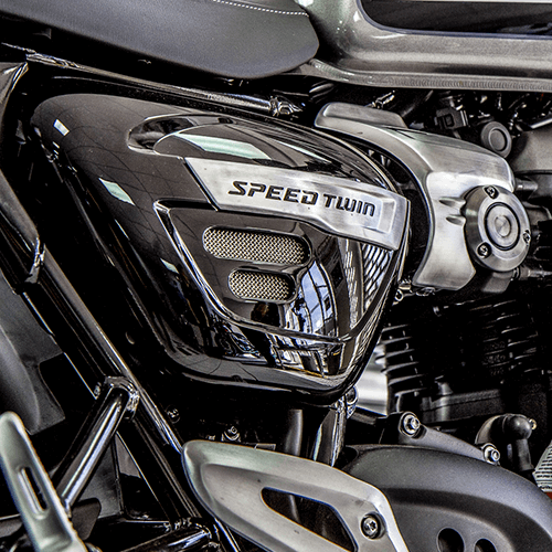 Speed Twin badge two