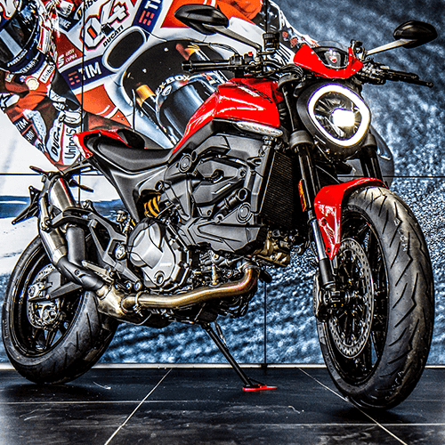Ducati Monster Plus new front light on