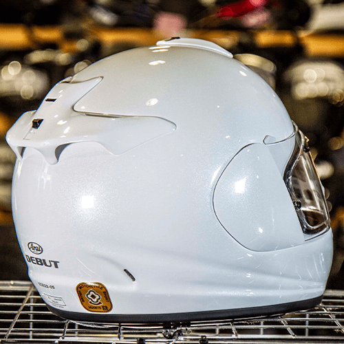 Arai Helmet - white rear