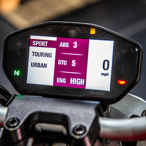 Ducati Monster 821 rider modes