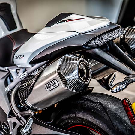 Speed Triple RS Arrow exhausts