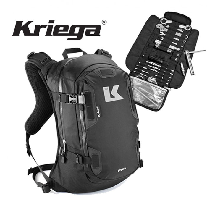 Kriega R20 Backpack + Kriega Tool Roll
