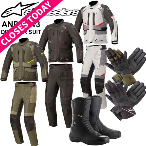 Graze I'm sorry Chalk Alpinestars Andes V3 Drystar Full Kit Package - Jacket, Trousers, Gloves &  Boots - Apex 66
