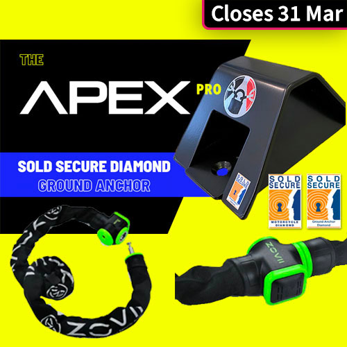 Apex Pro Ground Anchor & Zovii Alarmed Security Chain - Image 4