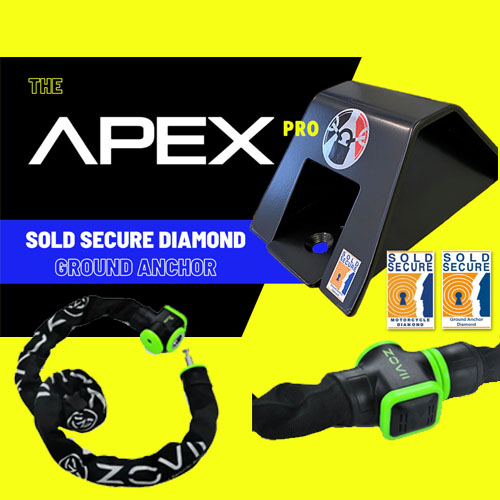 Apex Pro Ground Anchor & Zovii Alarmed Security Chain - Image 5