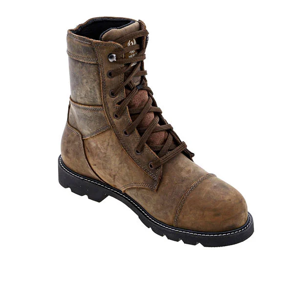 Merlin_Bandit_D3O_Waterproof_Leather_Boots-Brown_front_right_quarter_549545