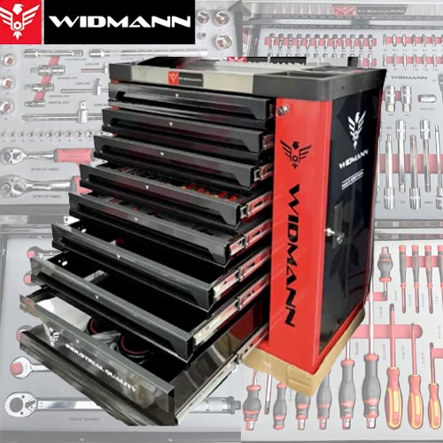 Widmann 429 Piece 8 Drawer Racing Red Tool Chest - Apex 66