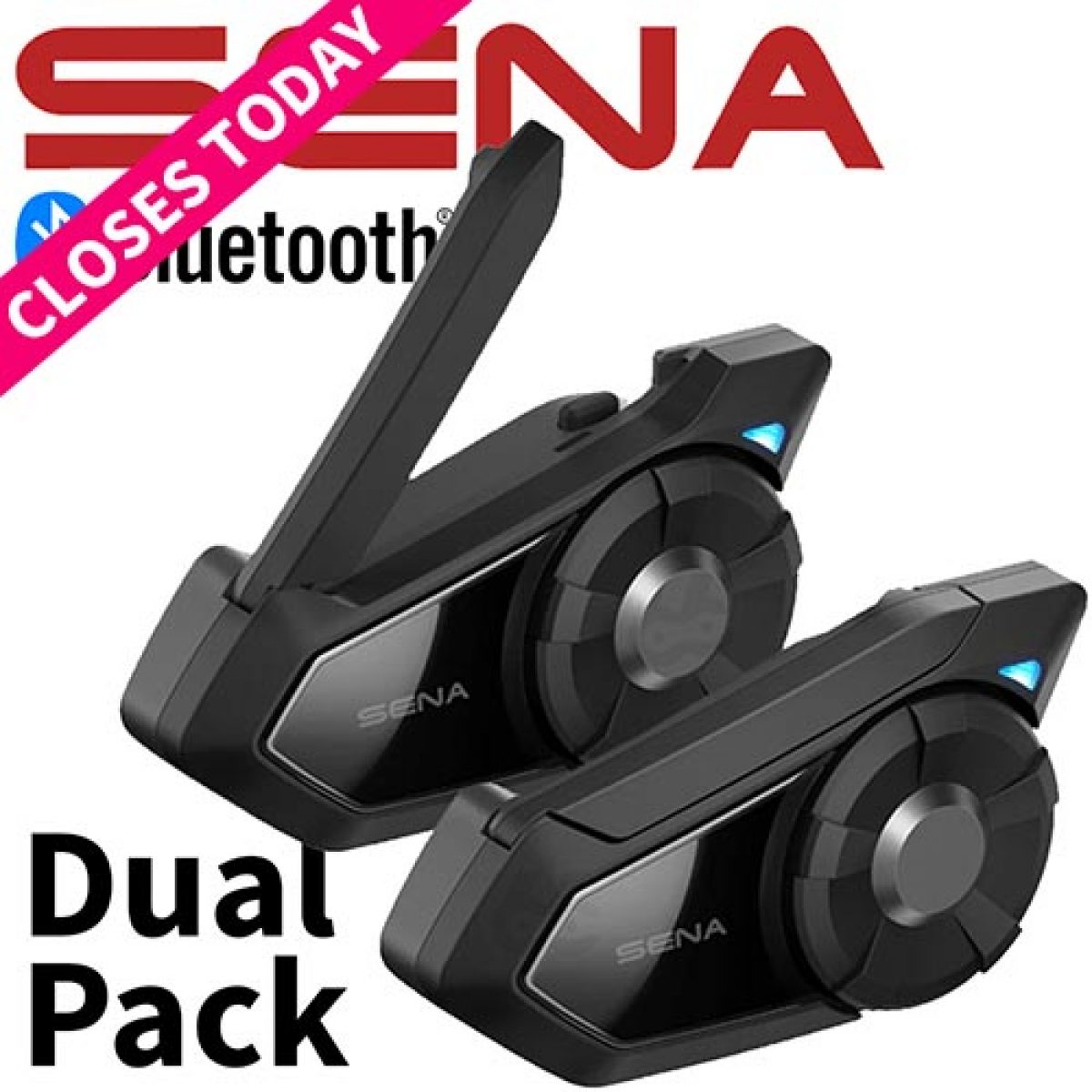 Sena 30K Bluetooth Headset - Electronics & Mounts-Intercoms