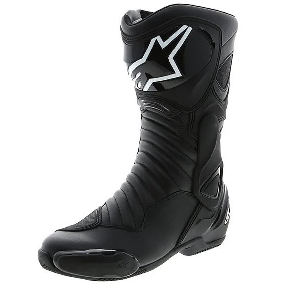 Alpinestars_SMX-6_V2_Leather_Boots-Black_front_left_quarter_329980