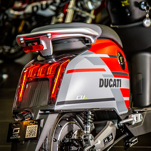 Ducati Super Soco backend