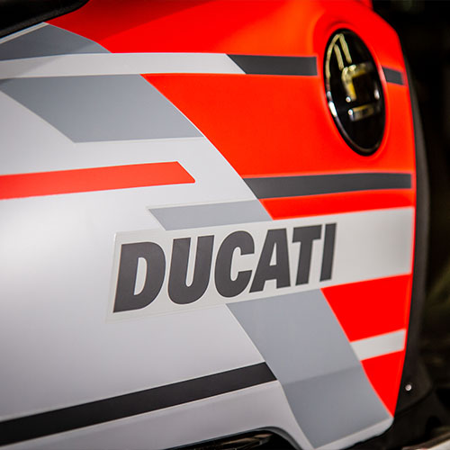 Ducati Super Soco badge