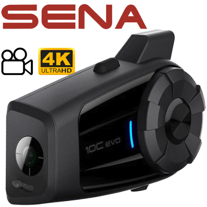 SENA 10C Evo Headset - Intercom & 4K Camera Combo