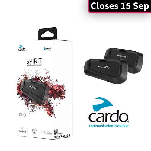 Cardo Spirit Bluetooth Intercom - Duo