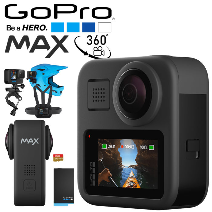 GoPro Max (360°) Bundle - With Choice of 3 Mounts