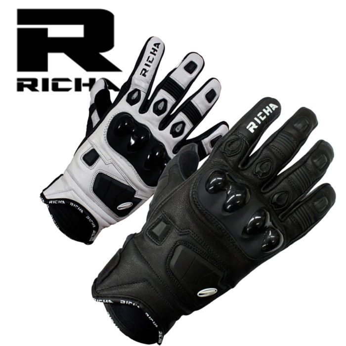 Richa Rock Leather Gloves - Choice of Colour