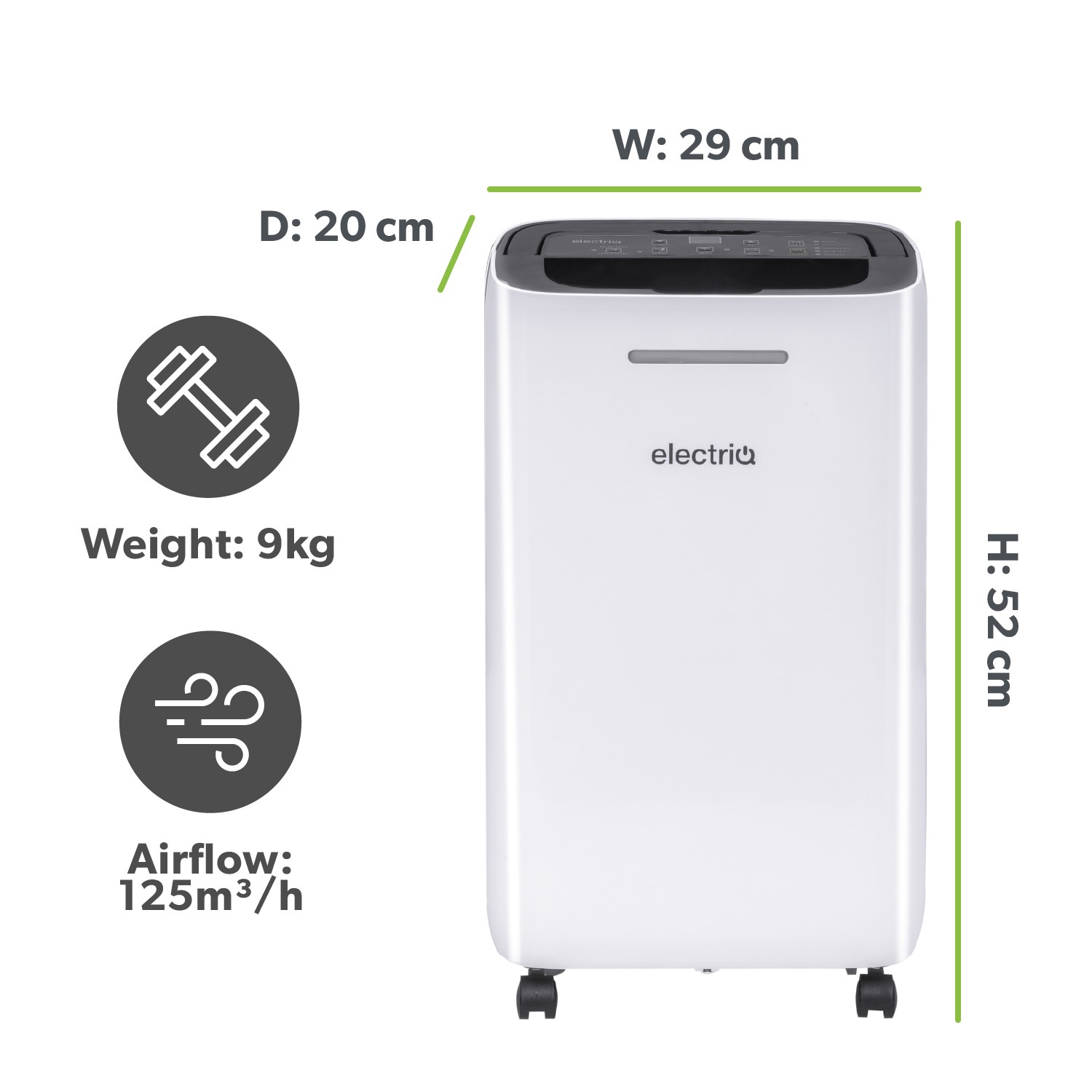 electriQ Smart Dehumidifier and Air Purifier – Ideal For The Garage - Image 6