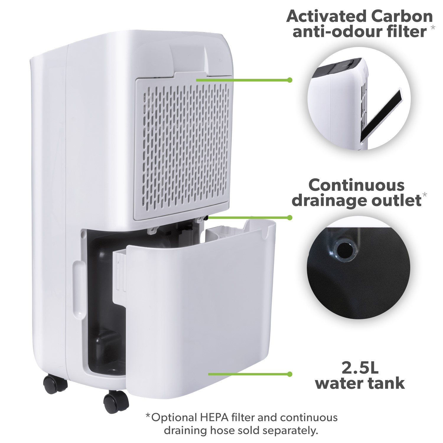 electriQ Smart Dehumidifier and Air Purifier – Ideal For The Garage - Image 9