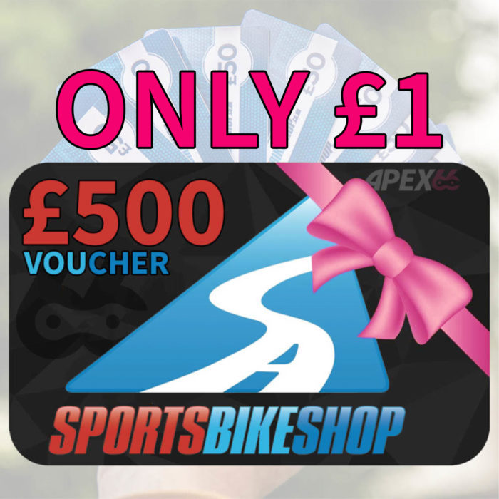 £500 Sportsbikeshop Voucher for just £1!