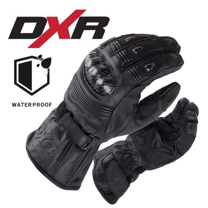 DXR Winter Carbon CE Leather Gloves