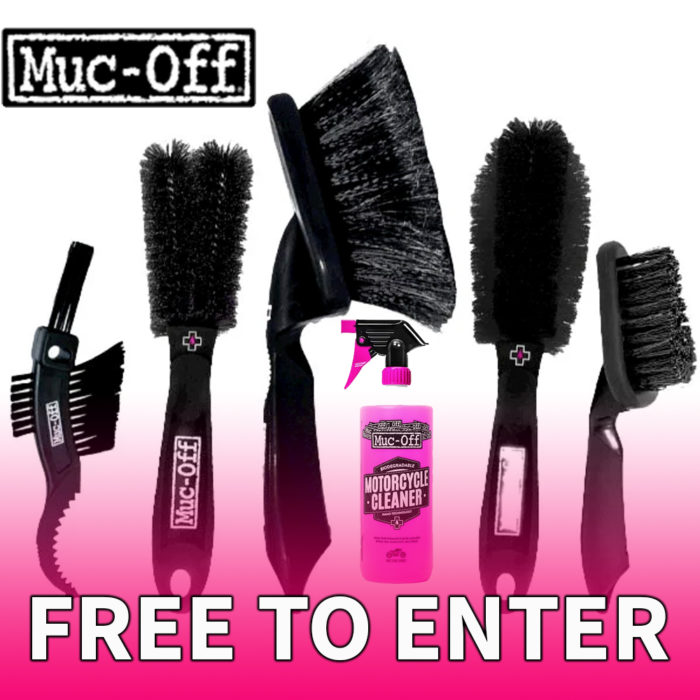 FREE To Enter Competition - Muc-Off 5x Brush Set + 1 Litre Muc Off Nano Tech Cleaner