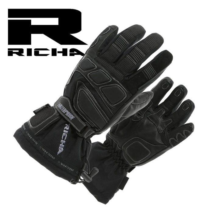 Richa Carbon Winter Waterproof Leather Gloves