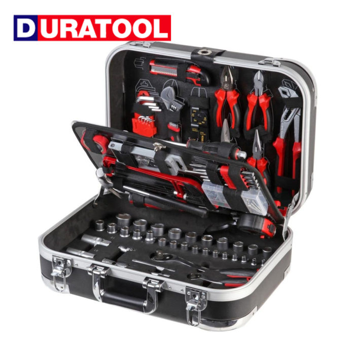 Duratool Tool Kit & Tool Case 153 Pcs