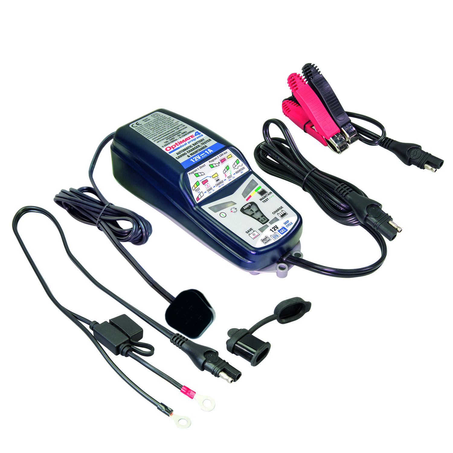 ⚡️TecMate OptiMate 4 Dual Battery Optimiser (SAE) – Flash Comp⚡️ - Image 4