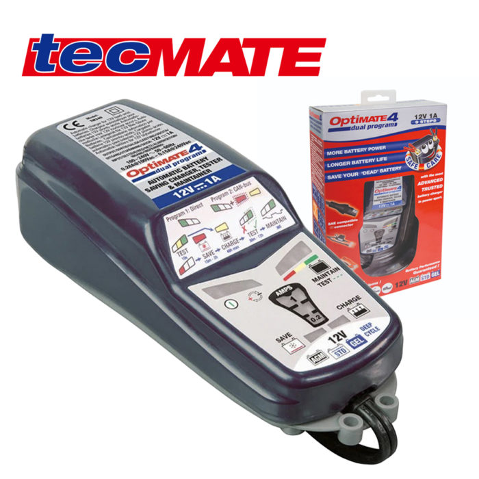 TecMate OptiMate 4 Dual Battery Optimiser (SAE)