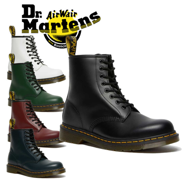 Dr Martens 1460 Smooth Leather Boots - Male/Female Options - Colour Choice