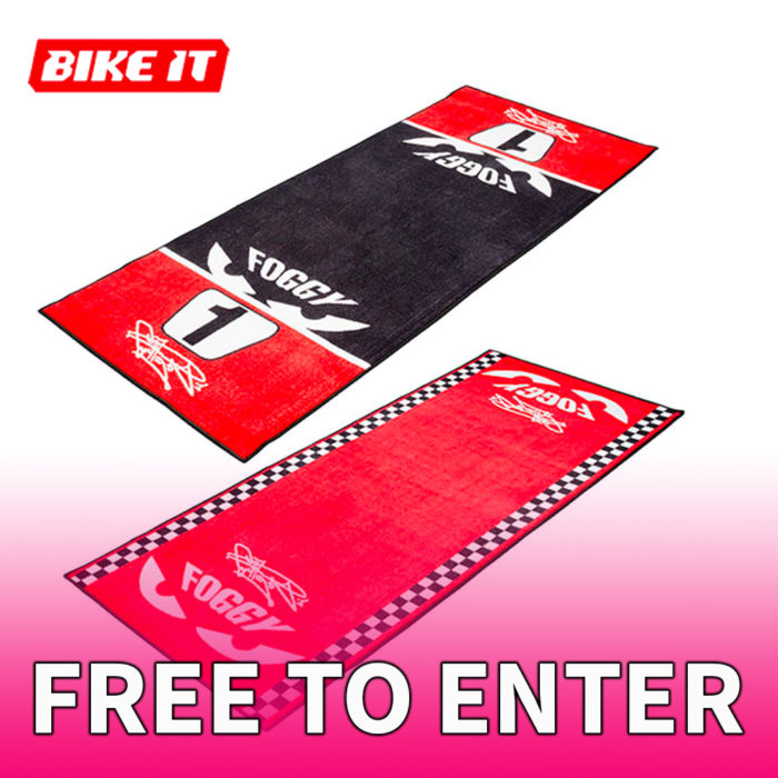 FREE To Enter Competition - Carl Fogarty Officially Licensed Garage Mat - Choice Of Styles
