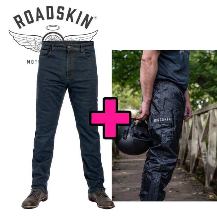 Roadskin Taranis Elite Riding Jeans + Over Trousers
