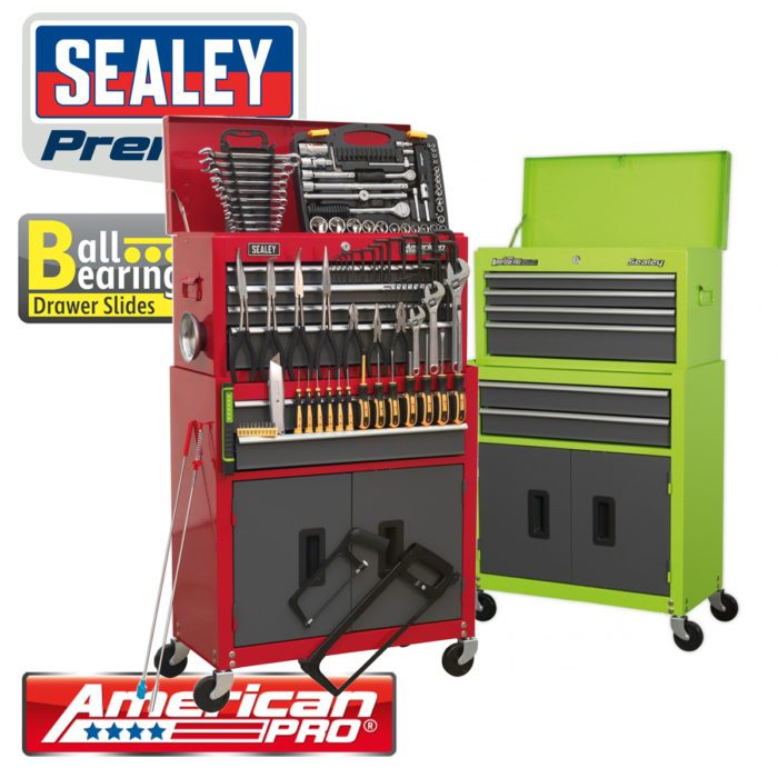 Sealey 6 Drawer 170 Piece Topchest & Rollcab