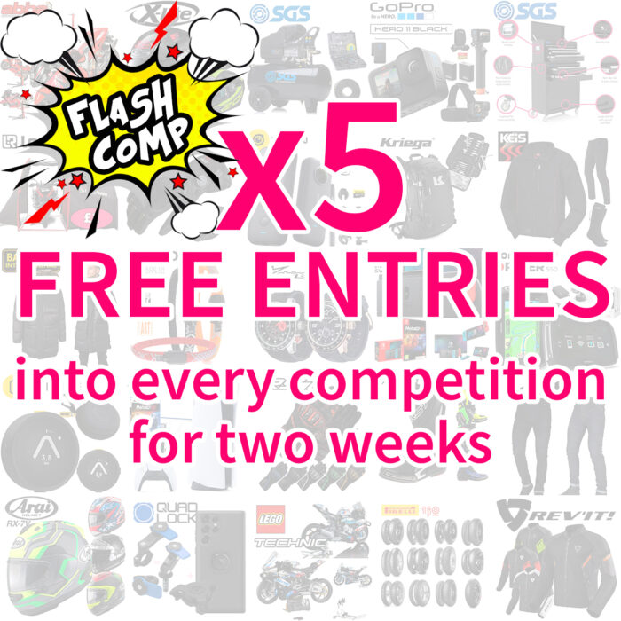 x5 Free Entries into every comp for 2 weeks