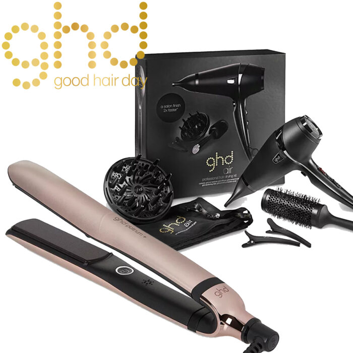 ghd Platinum+ Limited Edition Hair Straightener + Drying Kit