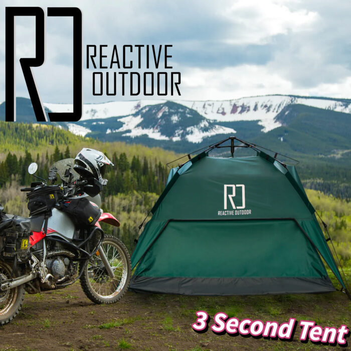 Reactive Outdoor - 3 second Pop Up Moto Tent