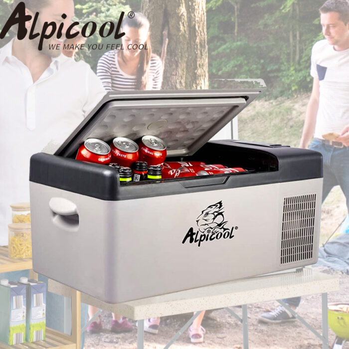 Alpicool Dark Grey 15 Litre Electric Cool Box / Freezer