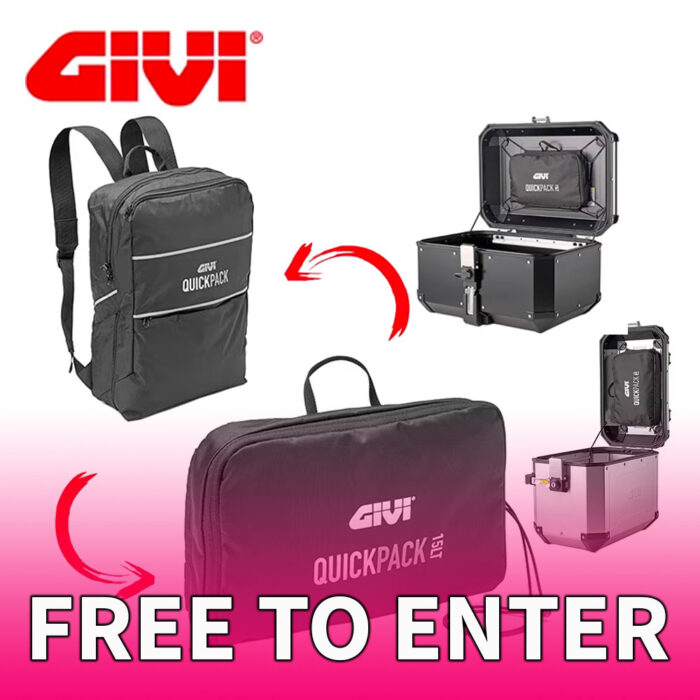 FREE To Enter Competition - Givi - Quickpack Backpack