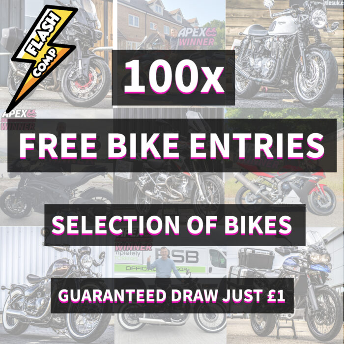 ⚡ Flash Comp - Win 100 Tickets Into Any Current Bike Competition (At time of draw) ⚡