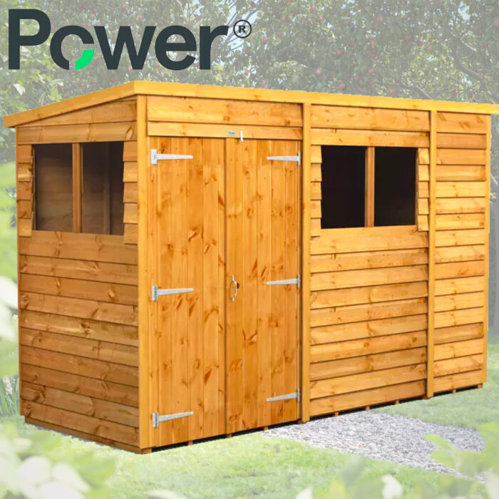 LOW ENTRY 😍 10x4 Double Door Wooden Shed - Ideal For Motorcycle Storage