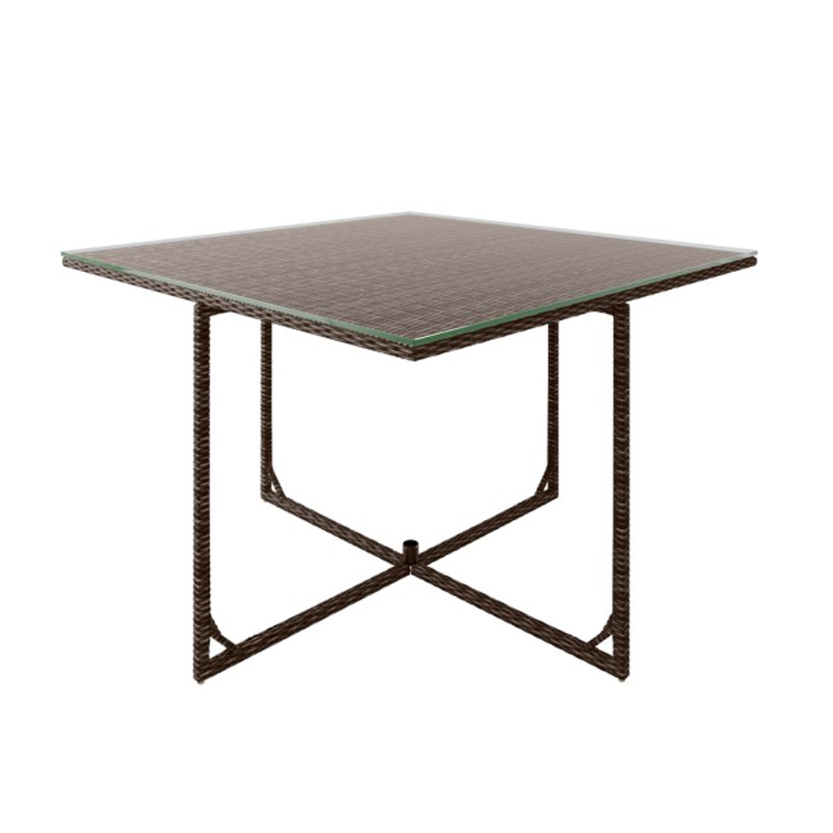 8 Seater Rattan Cube Garden Dining Set – Parasol Included - Image 9