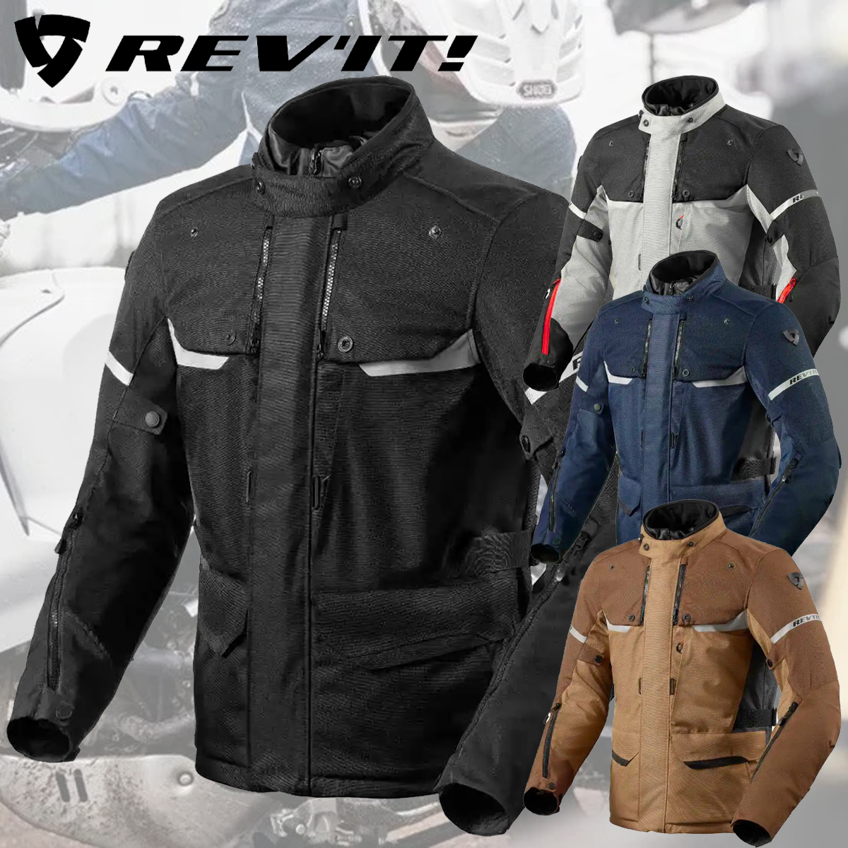Rev'it Outback 4 H20 Jacket - Male/Female Options + Colour Choice - Apex 66