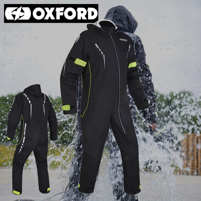 Oxford Stormseal Over suit Black & Fluo - Full Mesh Lined