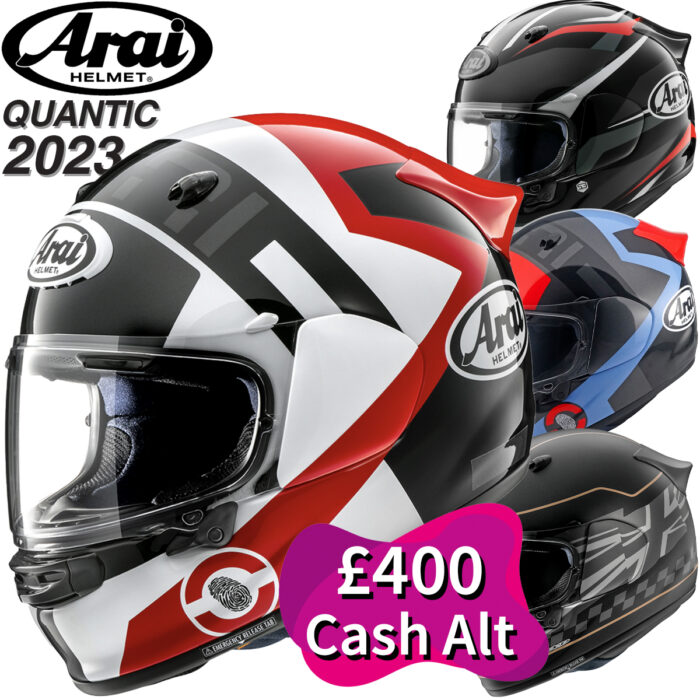 £400 CASH or 2023 Arai Quantic Helmet - Colour Choice