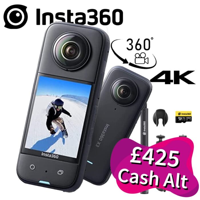 £425 Cash or ALL NEW Insta360 x3 Motorcycle Camera Bundle