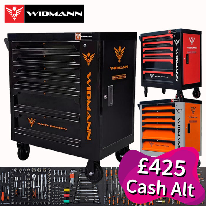 £425 Cash or Widmann Tool Trolley - Choice Of Colours - Super Low Odds!