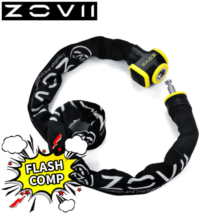 ⚡️ Zovii Alarmed Chain Lock 1500mm - 2 Day Flash Comp Just 89p ⚡️