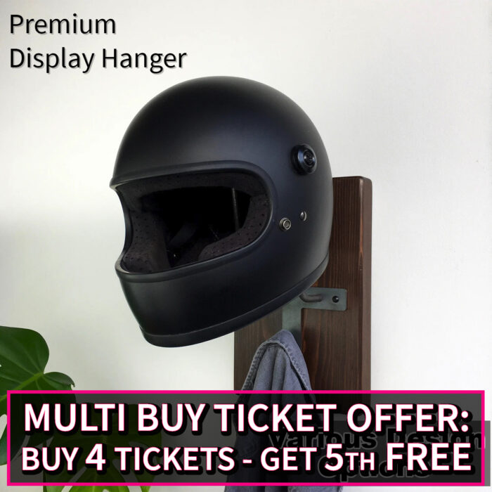 Motorcycle Helmet & Jacket Premium Display Hanger - Design Choice