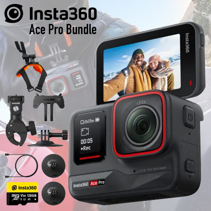 All New 2024 Insta 360 Ace Pro Motorcycle Bundle