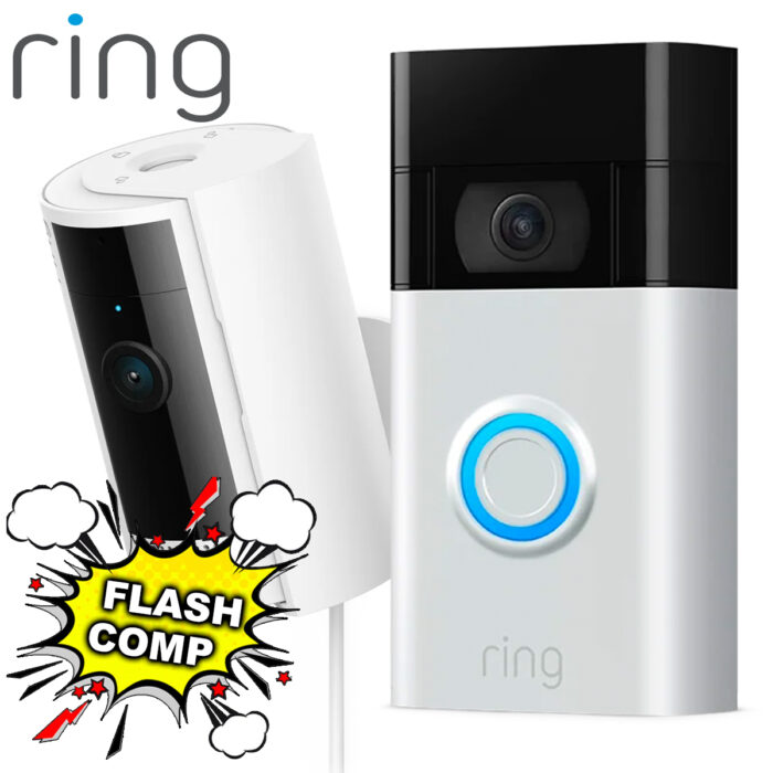 ⚡Ring Doorbell + Indoor Camera Bundle - Flash Comp⚡