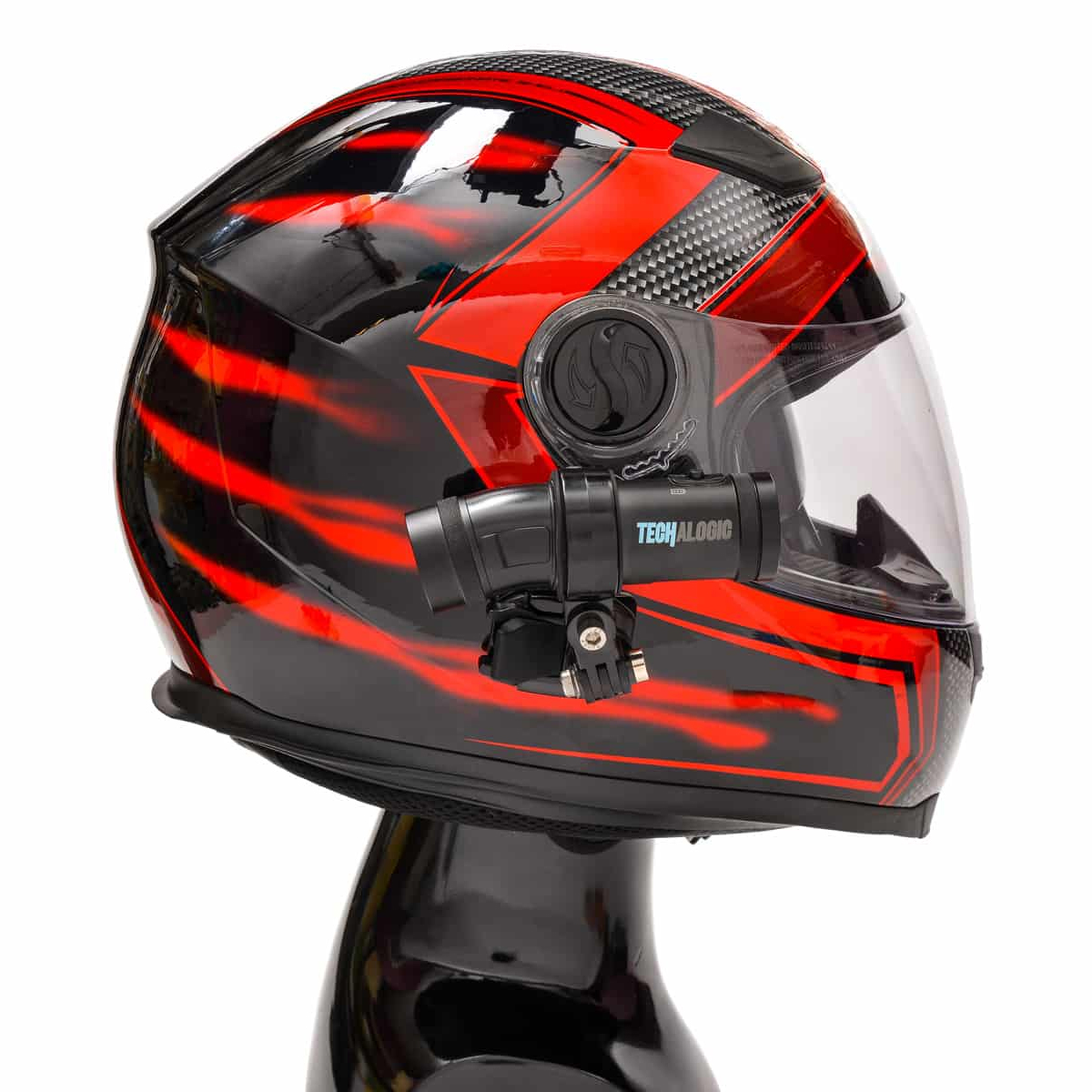 Techalogic Front & Rear Helmet Safety Camera Dual Lens + 64G Sim Card - Image 6